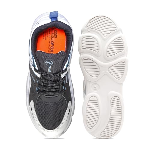 Image of ASIAN Kids VISION-02 Stylish Casual Chunky Sneakers with Laces for Boys, Trendy and Comfortable Shoe Perfect, Walking, and Outdoor Play, Lightweight and Durable Design Suitable for Kids