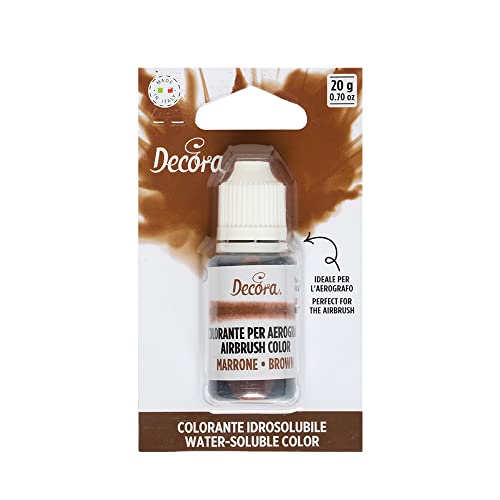 Decora 9261719 Colorant marron pour aérographe 20 G