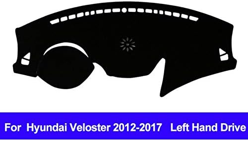 AUCD Car Dashboard Cover for Hyundai Veloster 2012 2013 2014 2015 2016 2017 Dash Mat Dash Pad Carpet Anti-Sun Anti-UV Anti-Slip