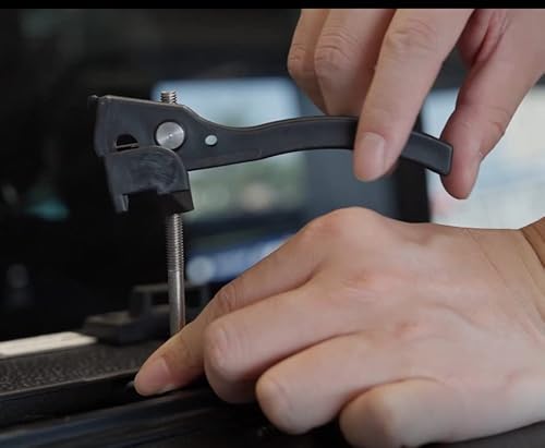 Surpassolar Universal Replacement Parts For Hard Folding Truck Bed Tonneau Cover /2Pcs* Rear Clamp, 2Pcs* T-Bolt #TOP5