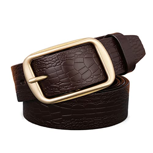 Ceinture Homme Cuir Pleine Fleur Robuste Anti-Déformation Boucle Ardillon