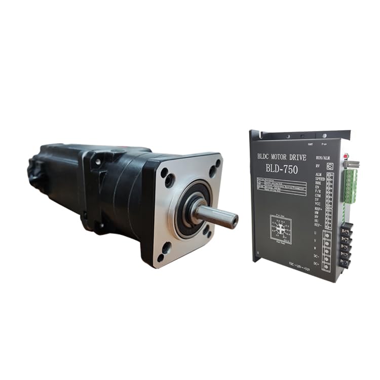 Moteur sans brosse BLDC 48V 400W avec réducteur planétaire Ratio 5 et contrôleur BLD-750