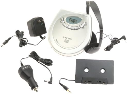 Audiovox CE-122 CD Player and all included accessories