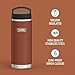 ICON SERIES BY THERMOS Stainless Steel Water Bottle with Screw Top Lid, 32 Ounce, Saddle