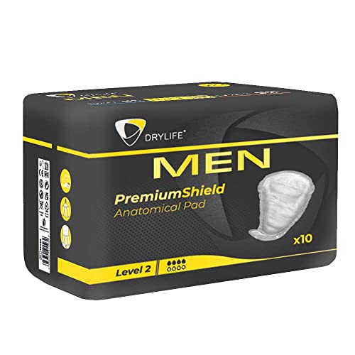 Drylife Men Level 2 Premium Shield Incontinence Pads (1 Pack of 10)