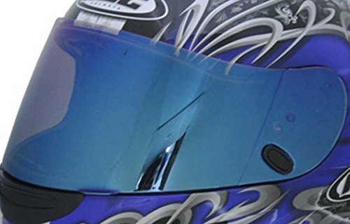 Visière HJ-09 bleue pour remplacer un écran rayé de casque intégral mixte