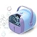 Produktbild 1 BY ONE Tragbare Seifenblasenmaschine, Bubble Machine, Batteriebetrieben und AC-Adapter Automatischer Blasmechanismus für den Außen- oder Innenbereich, Blau