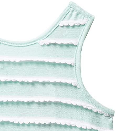 Image of United Colors of Benetton Girl's Cotton Blend a-line Knee-Length Casual Dress