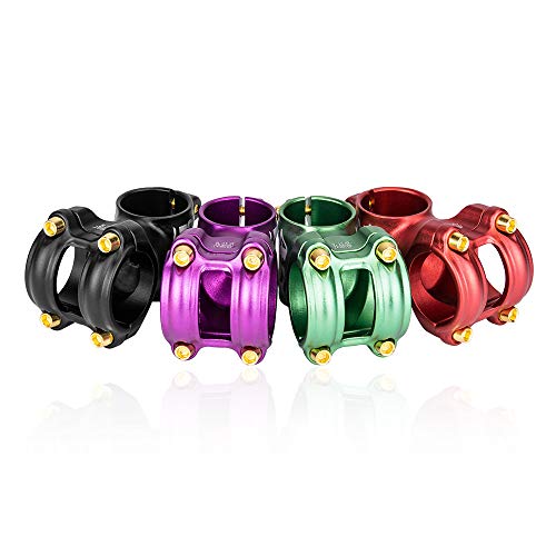 Bike Stem, Andoer Haste de bicicleta de 7 graus 45 mm Haste de bicicleta ultraleve de montanha Haste