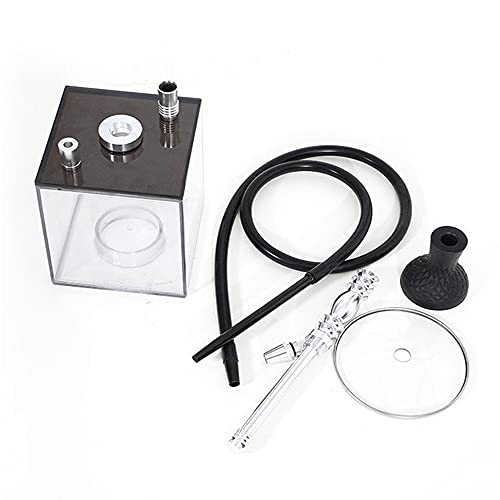 New Acryl Shisha Rohr Set Shisha mit LED-Licht Sheesha Silikon Bowl Hose Frühling Charcoal Tongs Chicha Narguile Zubehör… – Bild 7