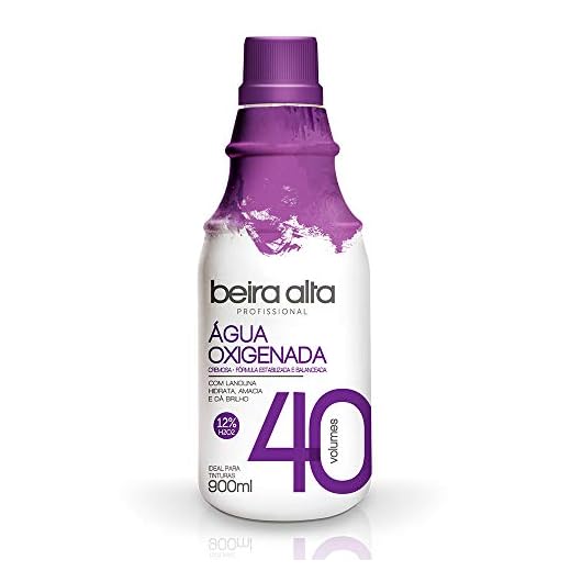 Água Oxigenada Cremosa 900Ml 40 Volumes Unit, Beira Alta
