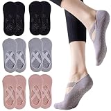 Versátiles y Adaptables: Estos pilates socks no solo son ideales para yoga y pilates, sino también para gimnasios interiores, estiramientos en casa, carreras ligeras y otras actividades. Su forma se adapta a la forma del pie, lo que los hace fáciles de poner y quitar sin ser voluminosos. Ya sea en un estudio de yoga, un gimnasio en casa o durante la pausa del almuerzo en la oficina, estos calcetines antideslizantes mujer pilates brindan protección cómoda y resistencia al deslizamiento