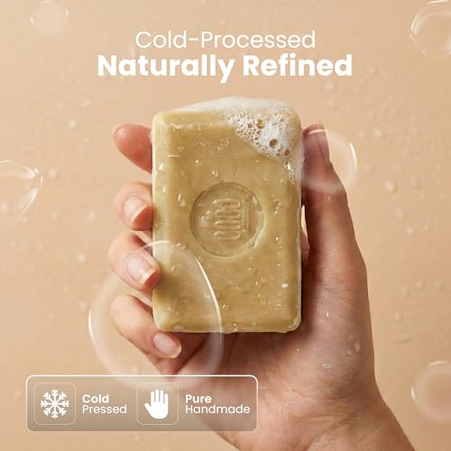 Image of Coconut Honey Soap 125g, Pack of 3 | Handmade Cold Processed with Coconut & Honey | Moisturizing Soap for Dry, Sensitive Skin | Natural, Vegan, Chemical-Free Herbal bath soap | For Men & Women