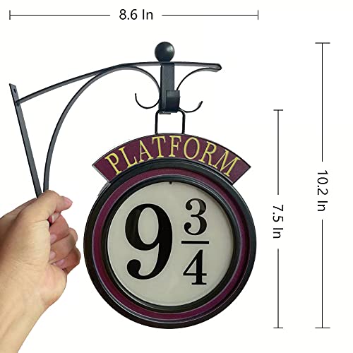 Cawvox Vintage Hanging 9 3/4 Night Light, Movies Metal Wall Hanging Platform 9 ¾ Night Light, Home Room Decor 9 ¾ Sign Lights Led Lamp Decoration, Gift For 20Th Anniversary Movie Lovers-Black Red #TOP1