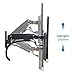 NB North Bayou Monitor Wall Mount Bracket LED LCD Computer Monitor Mount Height Adjustable Full Motion Articulating Gas Strut Arm Fits 24