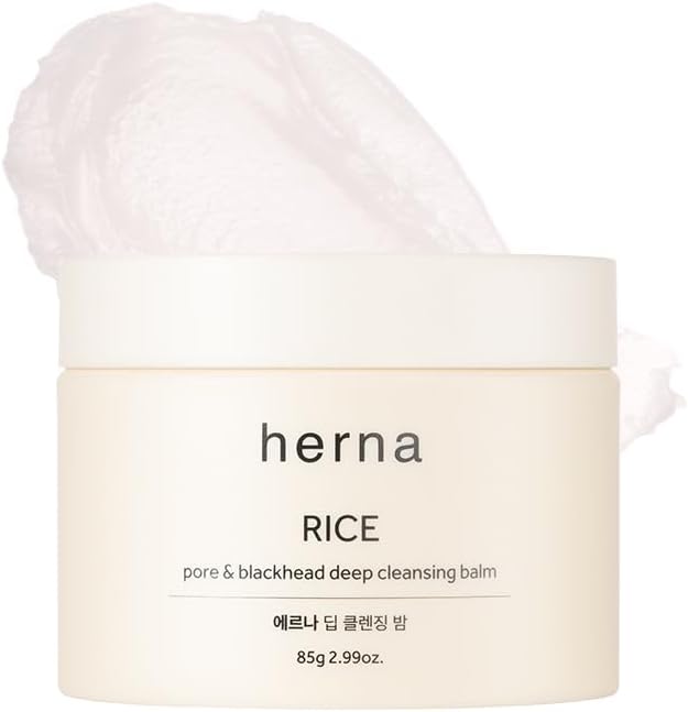 Bálsamo de limpeza facial com arroz, extratos de romã, óleos de jojoba e oliva, 85 g