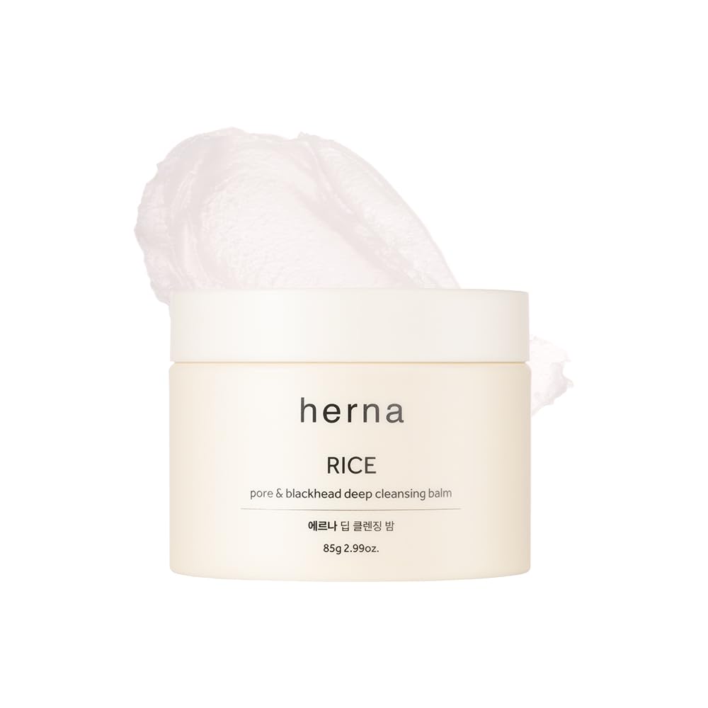 Rice Pore & Blackhead Cleansing Balm – Removes Makeup & Sunscreen, Deep Pore Cleanse, Non-Greasy Hydration, Jojoba & Olive Oils, Sensitive-Skin Safe 85g (2.99 fl.oz)