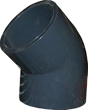 ERA Sch 80 PVC 1-1/2 Inch 45 Degree Elbow, Pack of 4 Elbows