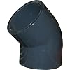 ERA Sch 80 PVC 1-1/2 Inch 45 Degree Elbow, Pack of 4 Elbows