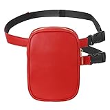 JASGOOD Thigh Harness Leg Bag Fanny Pack for Women Leg Purse Drop Leg Bag, C-Red