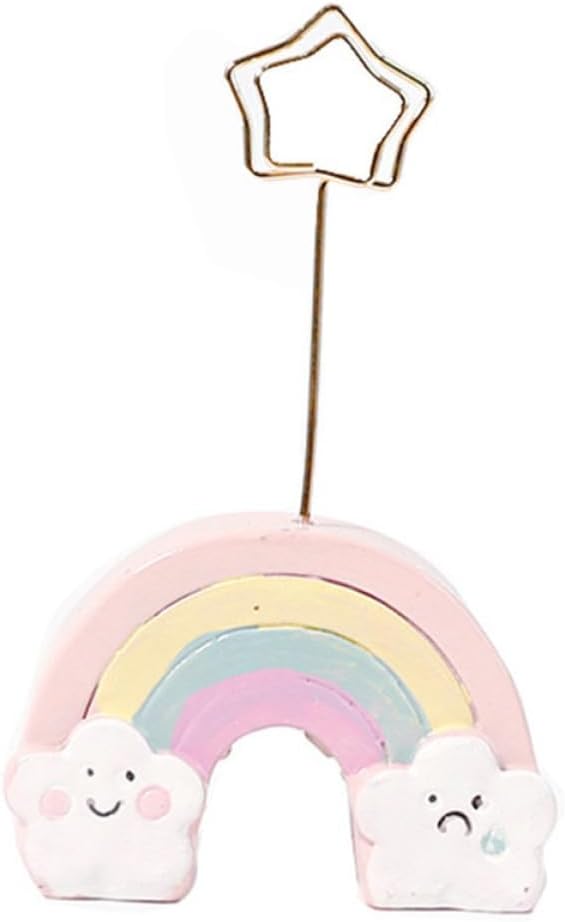 3pcs Resin Photo Clips Memo Holder Desktop Decoration for Room