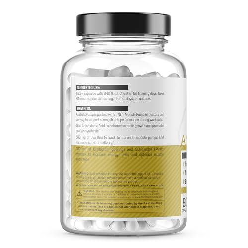 Image of Anabolic Pump, Advanced Pump Formula, Increase Muscle Pumps*, Maximize Nutrient Delivery* (90 Capsules)