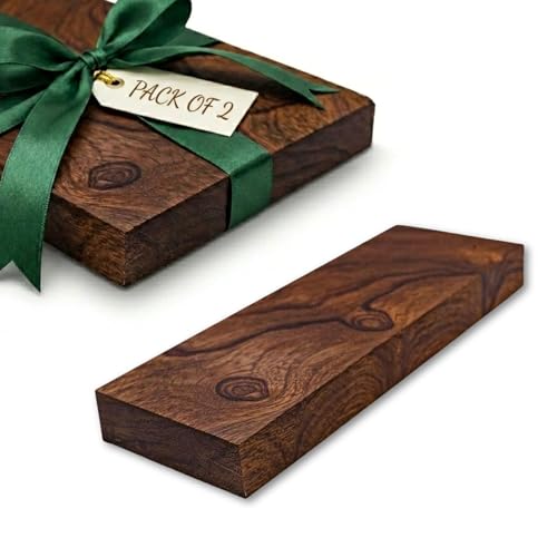 Material para cuchillos de burl ball premium de ironwood bástula veteada artesanal 3