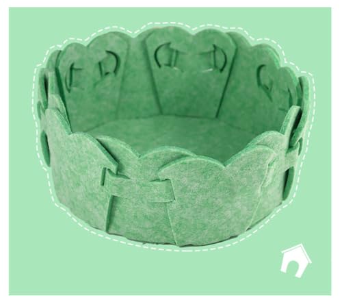 Acessórios para ninhos de animais de estimação, cama, gato, círculo destacável, ninho de feltro, cam