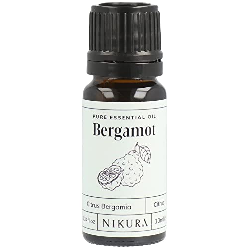 Nikura Bergamot Essential Oil - 10ml | 100% Pure Natural Oils |...