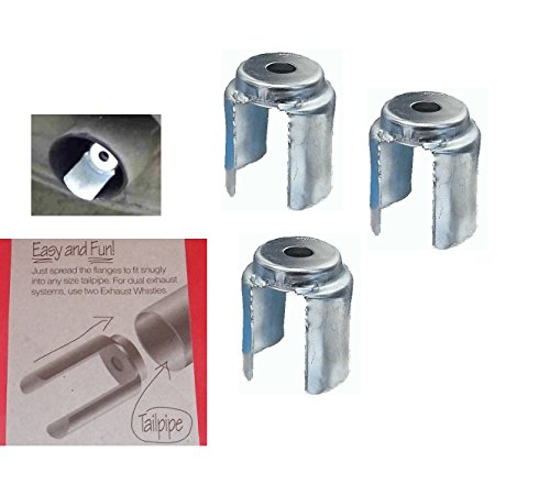 Silbato para tubo de escape metálico con sonido de turbo falso y truco de sonido de motor ruidoso 3