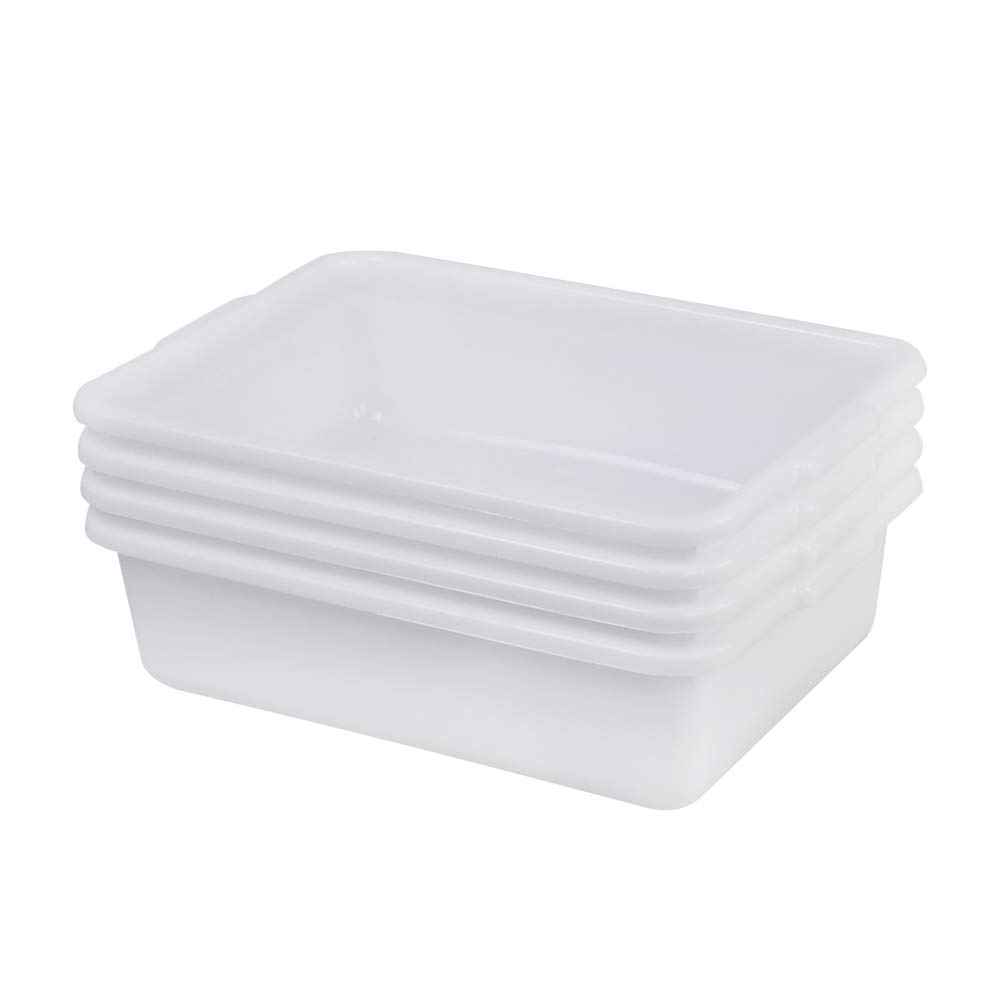Set di 4 vasche per autobus, in plastica, 8 litri