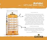 Wolfsblut Vetline Hundefutter - Skin & Coat, 2x12kg - Sparbundel, Sparpaket - inklusive Warnicks Tierfutterservice Hundesnack Goodie