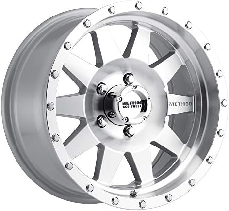 Method Race Wheels 301 The Standard Machined/Clear Coat 17x9" 5x5", 12mm offset 4.5" Backspace, MR30179050312N