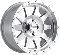 Method MR301 The Standard Silver Machined w/Clearcoat Wheels 17 In 17x9 -12 MR30179050312N