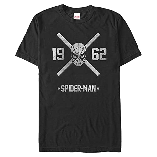 T-shirt Spider-Man grande taille noir Marvel 4XL pour homme