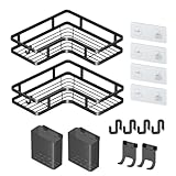Matériau durable : fabriqué à partir d'acier au carbone robuste avec des revêtements spéciaux, cet organisateur de douche assure une performance durable même dans les environnements à forte humidité. Idéal pour garder vos accessoires de douche bien organisés et facilement accessibles. Parfait pour toute installation de salle de bain, alliant fonctionnalité et style.
