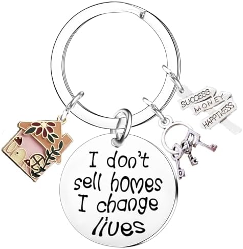 Realtor Gift For Women Men Realtor Salesman Gift For Friend Real Estate Agent Keychain Thank You Gifts For Realtor Broker Appreciation Gift For Realtor Salesman image 4