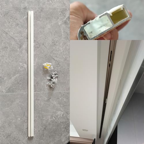 Tringle de plafond invisible design blanc pour séparateur de pièce réglable