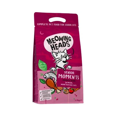 Meowing Heads Senior Moments, 1.5 kg Cover