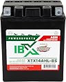 Interstate Batteries YTX14AHL-BS 12V 12Ah Powersports Battery 210CCA AGM Rechargeable Replacement Battery for Motorcycles, Snowmobiles, Jet Skis, Scooters, ATVs (XTX14AHL-BS)