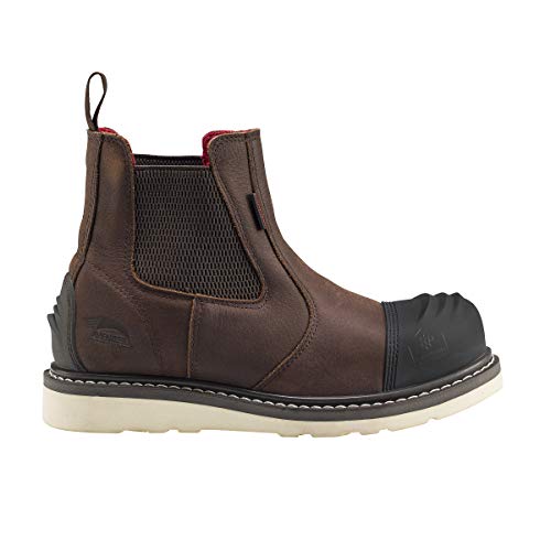 FSI FOOTWEAR SPECIALTIES INTERNATIONAL Men's A7505 6" Leather Nanofiber Comp Toe Eh Romeo Safety Wedge Industrial Boot3