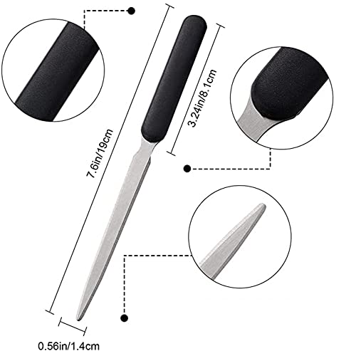 Dkmemr VD874N Office Letter Opener Stainless Steel 3Pcs Envelope Openers Lightweight Mail Slitters Letter Knives thumb #1