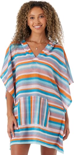 Roxy Women’s Beach Poncho Cover-Up – Loose Fit, Quick-Dry, Breezy