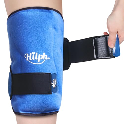 Hilph Knee Ice Pack for Replacement Surgery - Bendable &