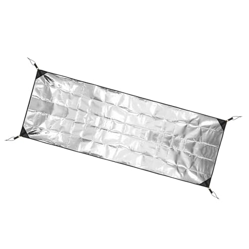 JUYAXIN Almohadilla de espuma de aluminio de doble cara, impermeable, para camping, picnic, tienda de campaña para dormir, camping, senderismo, picnics al aire libre