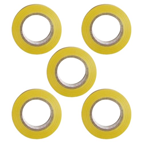 jiingekk 5 Roll Grip Finishing Tape Sweat Sealing Special Band Tape Tennis Grip Racket Tape Sticky Seal For Tennis Badminton