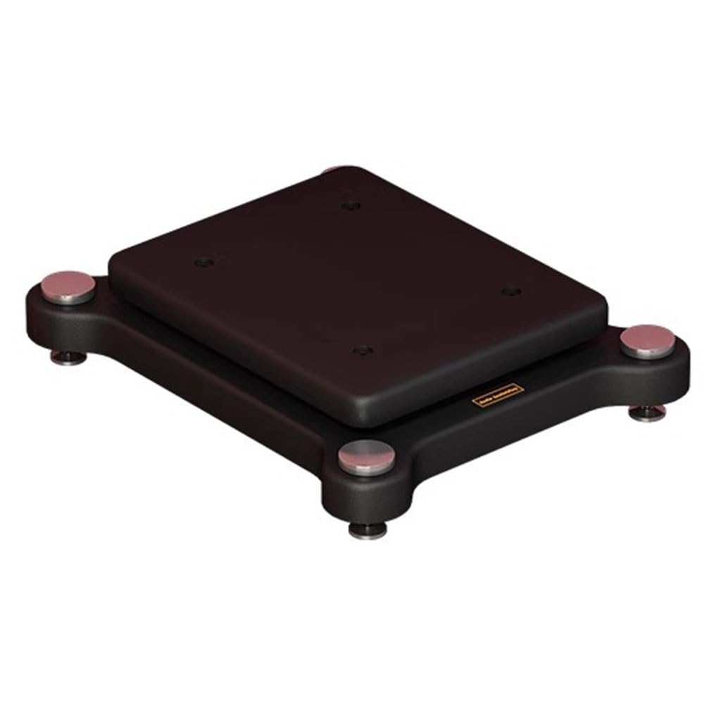 1-stufiges HiFi-Rack-AV-Regal Audio-Basis-Bücherregal-Verstärkerständer HiFi-Verstärkerschrank Geräteschrank Lautsprecherregal (Color : Schwarz, S : 35 * 40cm(1Tier))