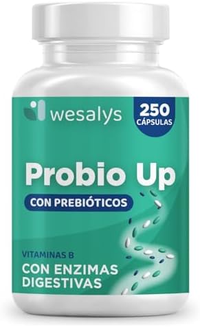 Probióticos y Prebióticos Intestinales, 250 Cápsulas (4 meses), 2...