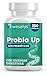 Probióticos y Prebióticos Intestinales, 250 Cápsulas (4 meses), 20 Cepas Bacterianas + Inulina, 20 Mil Millones UFC, Lactobacillus, Bifidobacterium, Máxima Concentración