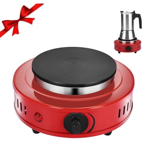 Artilife 500W Mini Hot Plate Small Hot Plate,Moka Pot Hot Plate,Portable Hot Plate,Perfect Size for Moka Pot Cover